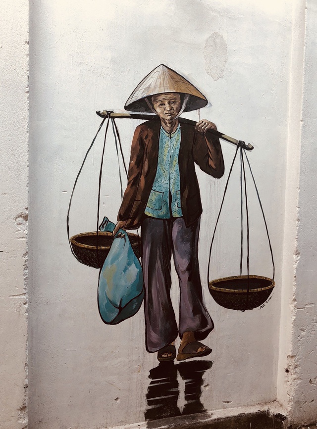 Bình yên qua từng nét vẽ ở Làng bích họa Đà Nẵng binh yen qua tung net ve o lang bich hoa trong long da nang