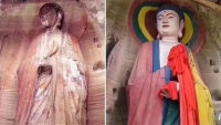 dan lang trung quoc doi tra tuong phat chua xac uop 1000 nam tuoi