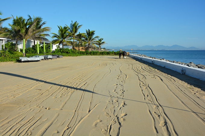 resort 5 sao o hoi an dung trau don bai bien moi ngay