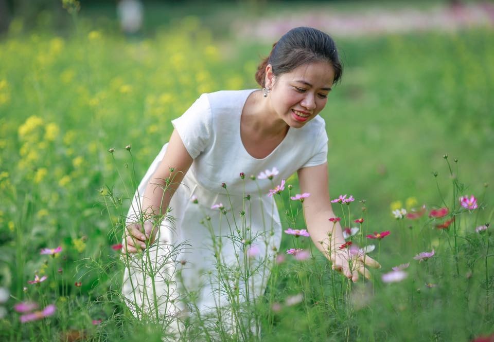Giới trẻ 'phát sốt' với thung lũng hoa ở Cát Bà gioi tre phat sot voi thung lung hoa cat ba
