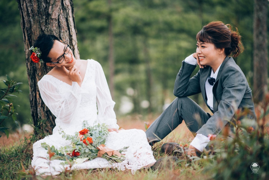 Ấn tượng bộ ảnh cưới: 'Anh ơi, em muốn làm chú rể' an tuong bo anh cuoi anh oi em muon lam chu re