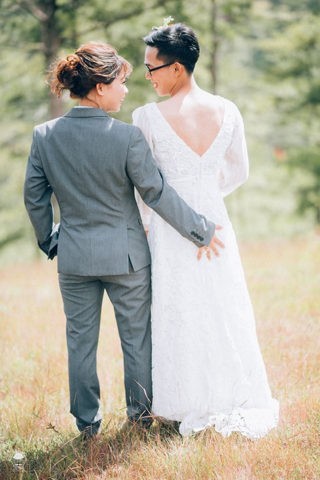 Ấn tượng bộ ảnh cưới: 'Anh ơi, em muốn làm chú rể' an tuong bo anh cuoi anh oi em muon lam chu re