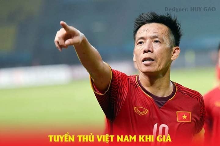Hài hước loạt ảnh chế các tuyển thủ Việt Nam khi... về già trên sân cỏ của cư dân mạng hai huoc loat anh che cac tuyen thu viet nam khi ve gia tren san co cua cu dan mang