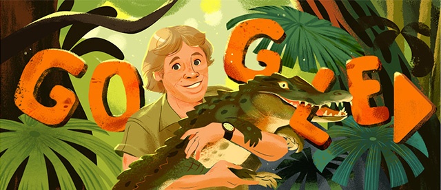 steve irwin nha dong vat hoang da duoc ky google niem sinh nhat lan thu 57