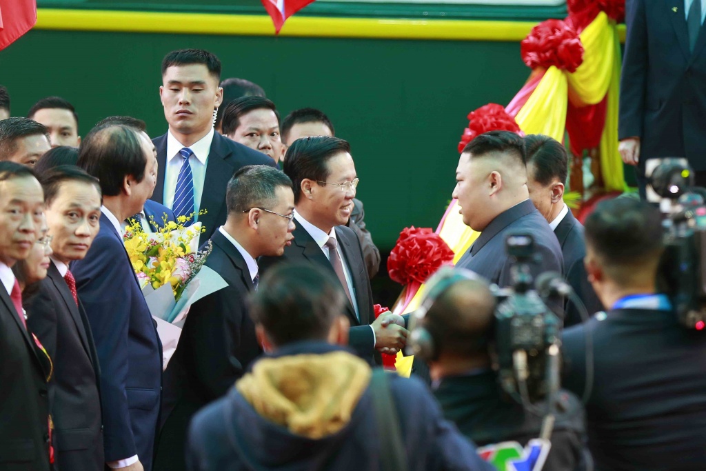 toan canh tiep don chu tich kim jong un den ha noi du hoi nghi thuong dinh my trieu