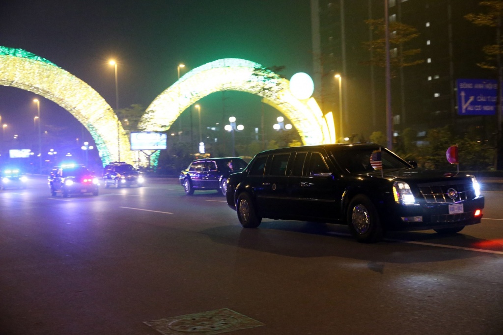 tong thong donald trump da den ha noi du hoi nghi thuong dinh my trieu
