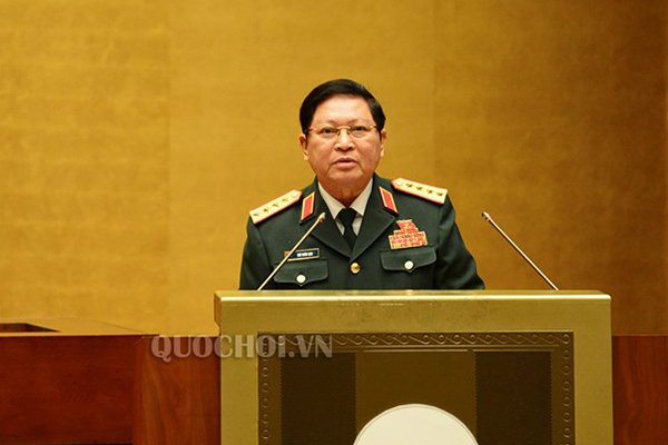 bo truong ngo xuan lich noi ve nhiem vu bao ve chu quyen