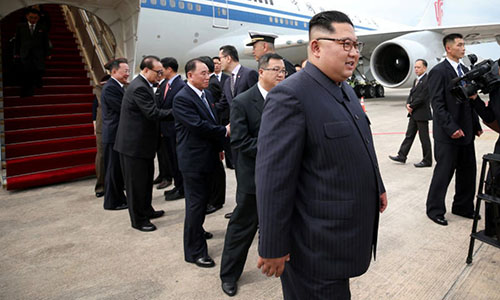 Truyền thông Triều Tiên im ắng khi Kim Jong-un đến Singapore truyen thong trieu tien im ang khi kim jong un den singapore