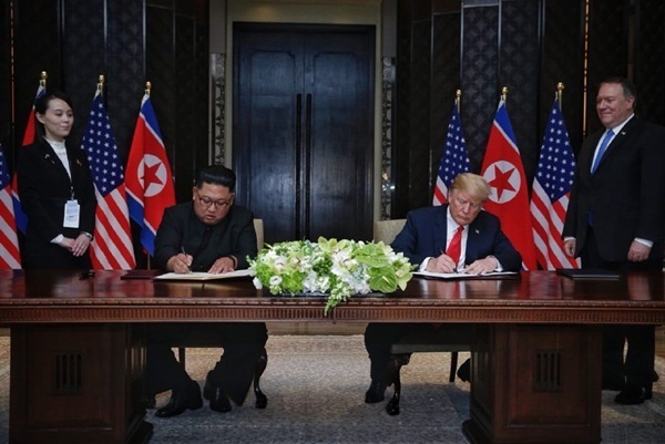 cuoc gap trump kim khang dinh cam ket phi hat nhan hoa ban dao trieu tien
