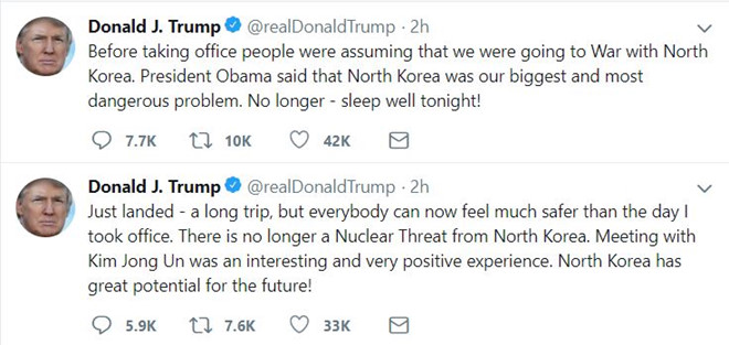trump ve den my khang dinh trieu tien khong con la moi lo ve hat nhan