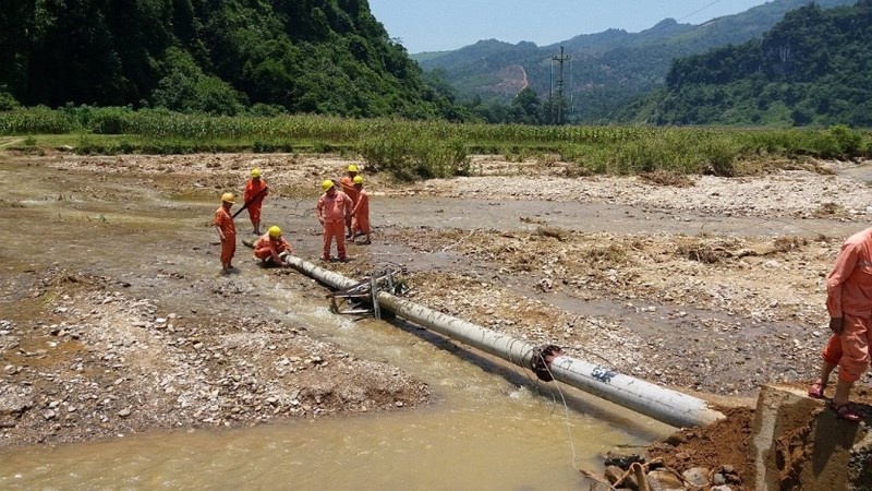 mua lu tai cac tinh phia bac trong ngay 276 se cap dien tro lai o tuyen quang