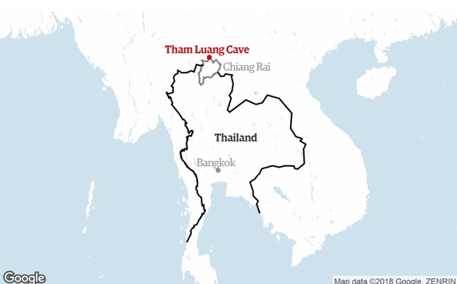 dac nhiem my tham gia tim 12 hoc sinh thai bi ket trong hang
