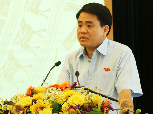 chu tich ha noi thu hoi 23 du an cham trien khai cua cac tong cong ty