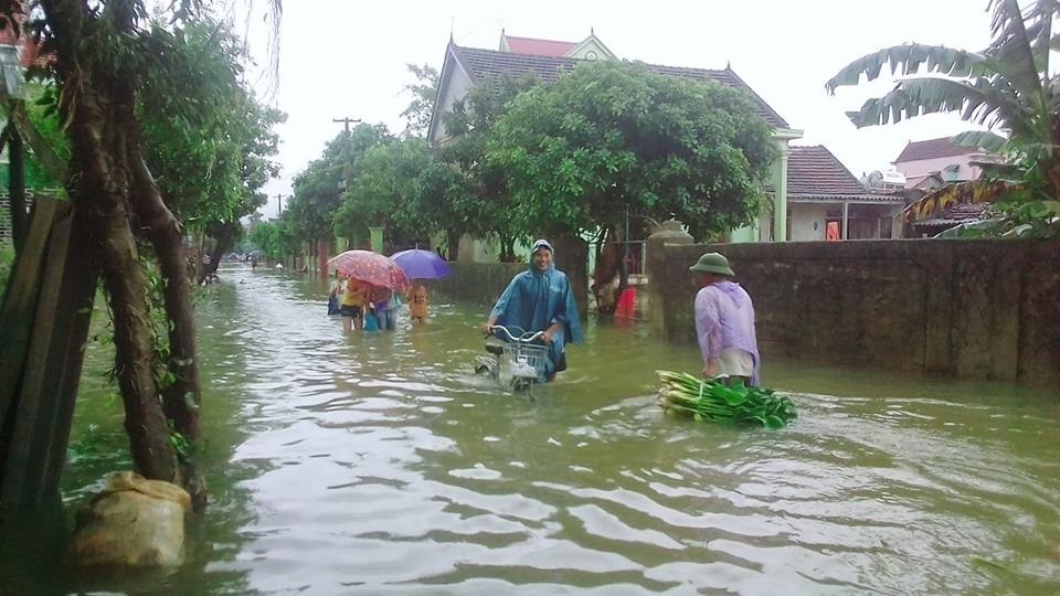 nghe an nhieu khu dan cu ngap lut sau bao so 3
