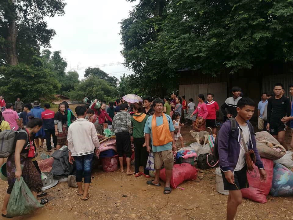 vu vo dap thuy dien o lao nguoi dan da nhan duoc yeu cau so tan vai gio truoc khi con dap vo