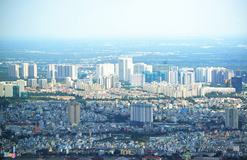 sai gon nhin tu dinh toa nha cao nhat viet nam