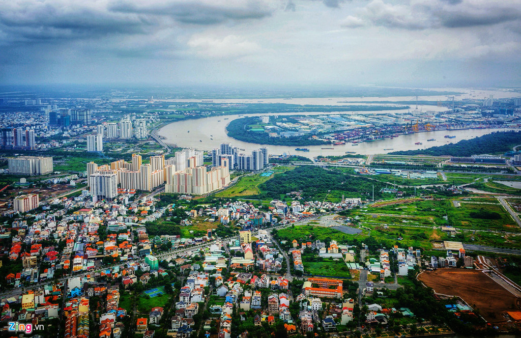 sai gon nhin tu dinh toa nha cao nhat viet nam