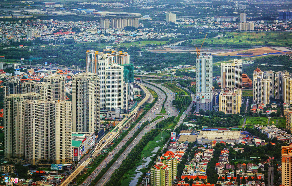 sai gon nhin tu dinh toa nha cao nhat viet nam