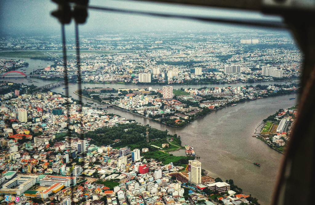 sai gon nhin tu dinh toa nha cao nhat viet nam