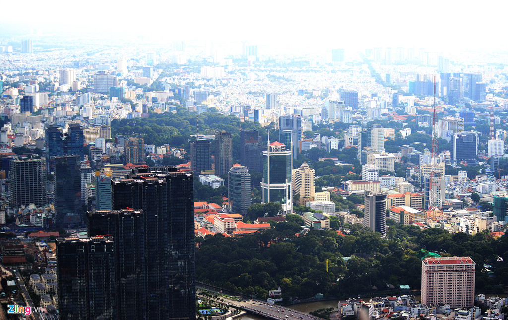 sai gon nhin tu dinh toa nha cao nhat viet nam