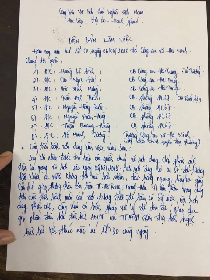 thanh hoa trieu tap nhom thanh nien danh vong dan hang ngang tren ql 1a