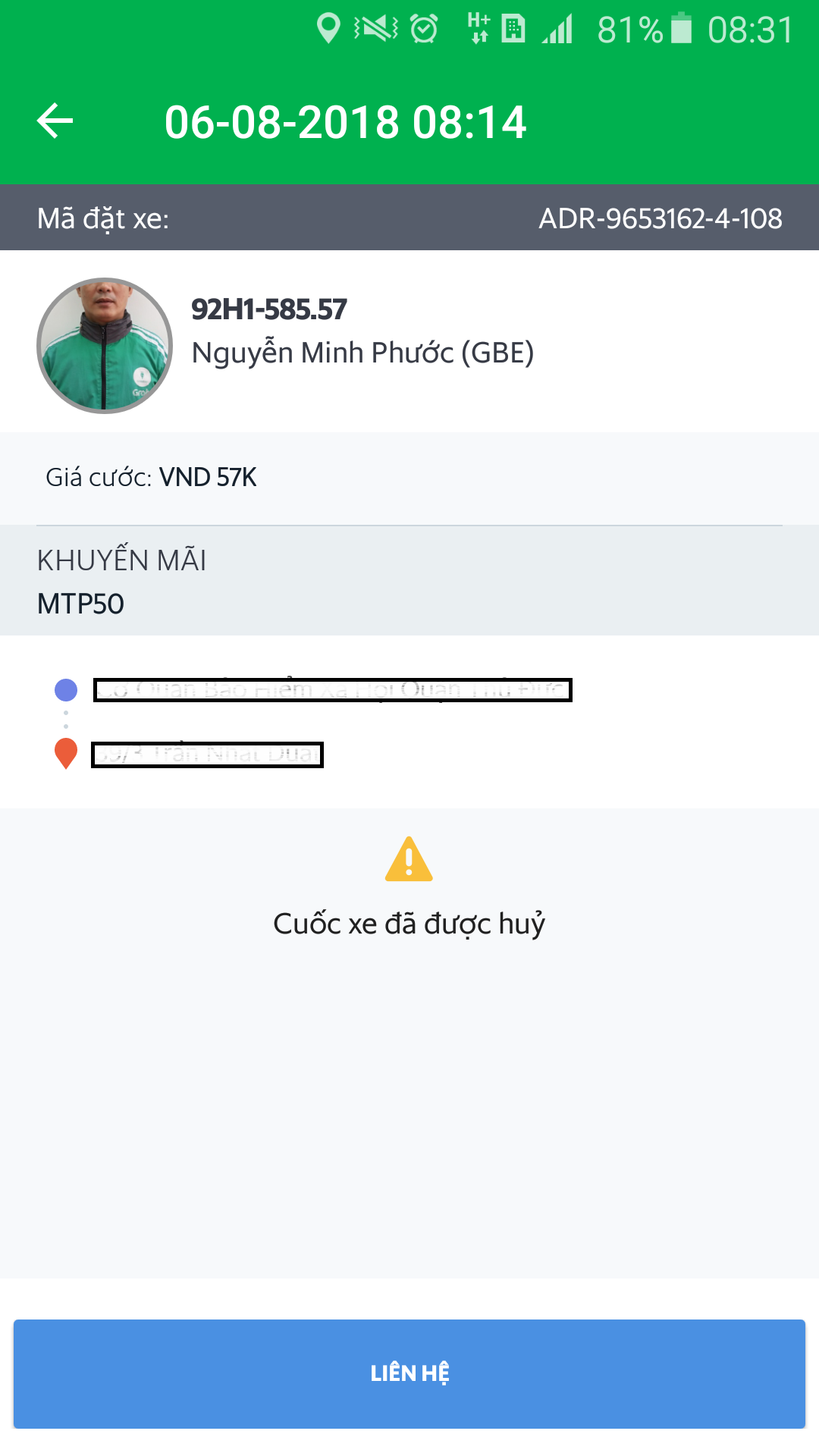 tai xe grabbike o sa i go n truy duo i do a gie t khach tren duong pho