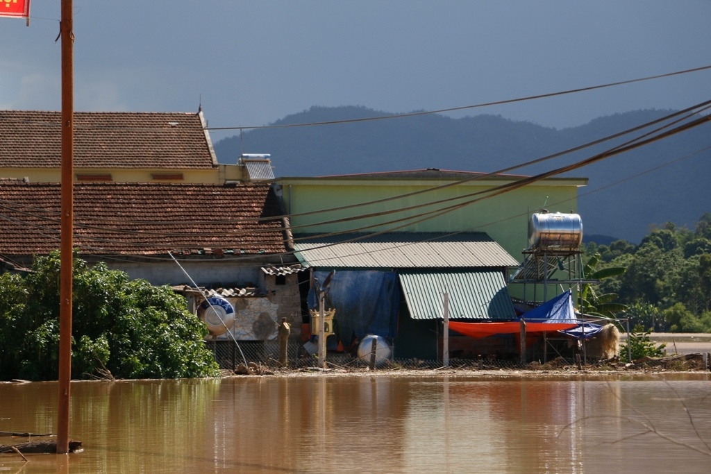 dan vung lu nghe an lo lang xuat hien dich benh khi tren nang nhu do lua duoi nuoc lu ngap nha