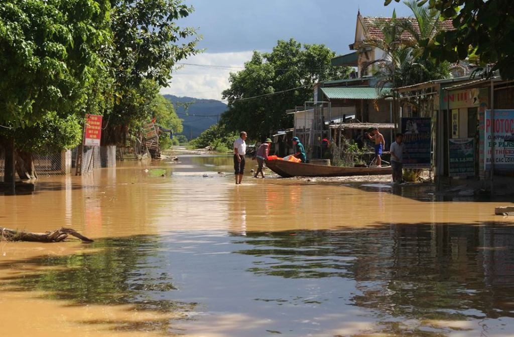 dan vung lu nghe an lo lang xuat hien dich benh khi tren nang nhu do lua duoi nuoc lu ngap nha