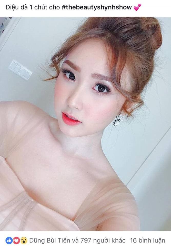 dan mang xon xao ve hinh anh thu mon tien dung than mat voi co gai dep