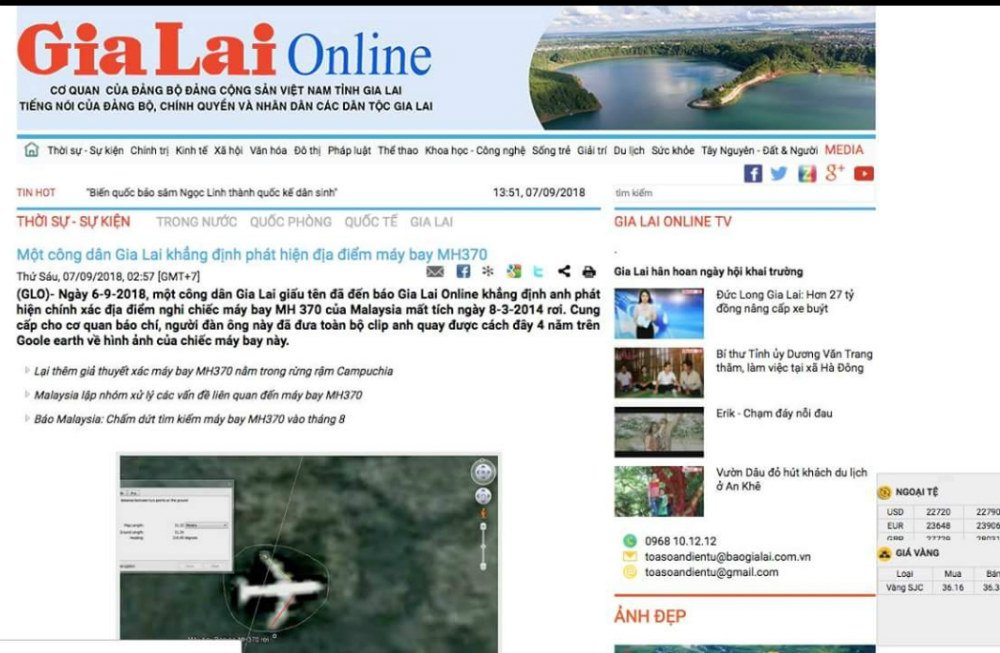 nguoi noi tim thay may bay mh370 la ky su tap doan lon