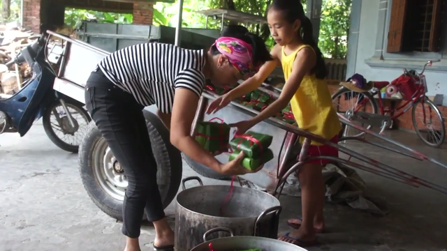 ca lang pha co trung thu bang banh chung