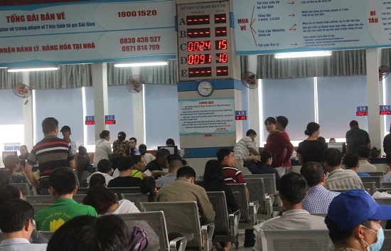ve tau tet 2019 ga sai gon thong thoang ngay dau mo ban
