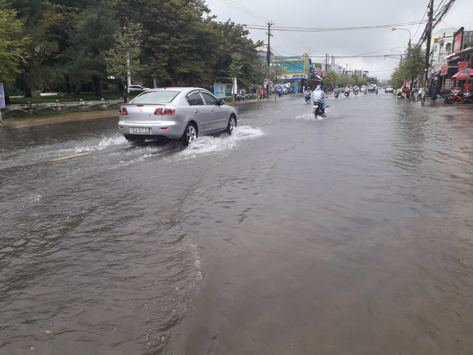 mua lon duong pho tam ky bien thanh song