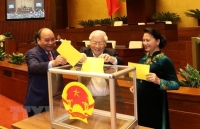 video tuong thuat le tuyen the nham chuc cua tan chu tich nuoc