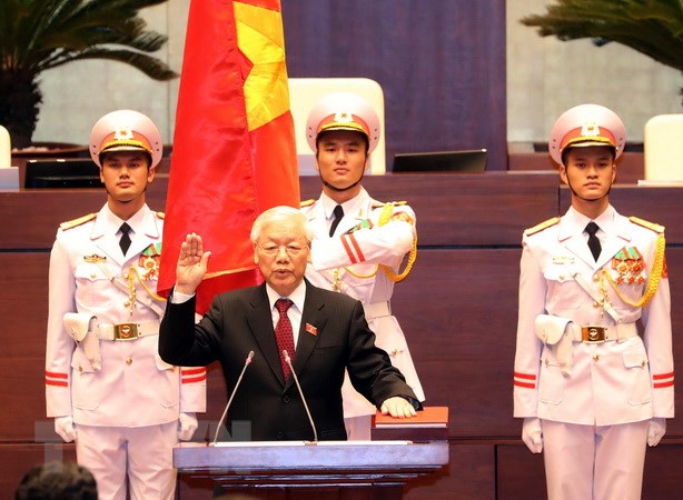 dong chi nguyen phu trong tuyen the nham chuc chu tich nuoc