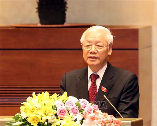 hinh anh le tuyen the cua chu tich nuoc nguyen phu trong