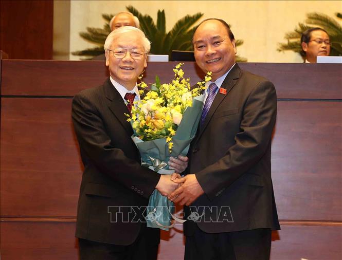 hinh anh le tuyen the cua chu tich nuoc nguyen phu trong