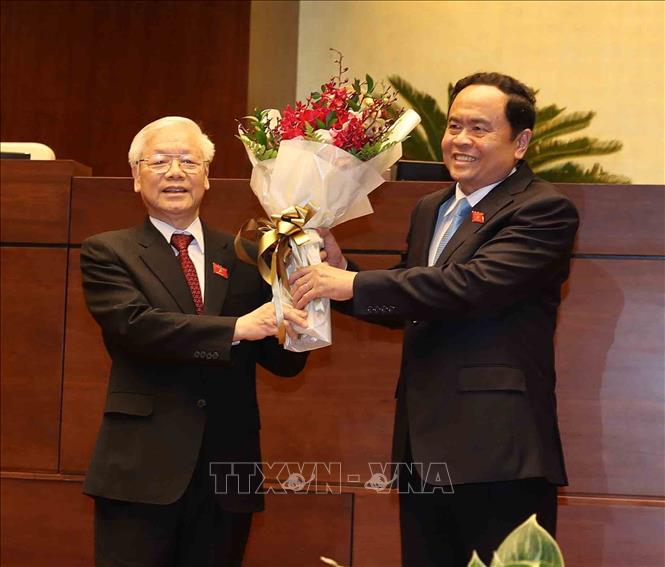 hinh anh le tuyen the cua chu tich nuoc nguyen phu trong