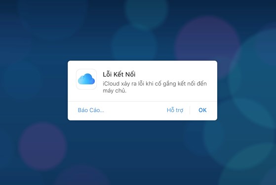 icloud cua apple bat ngo bi sap tren toan cau
