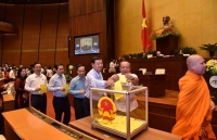 hinh anh quoc hoi bo phieu tin nhiem doi voi 48 chuc danh