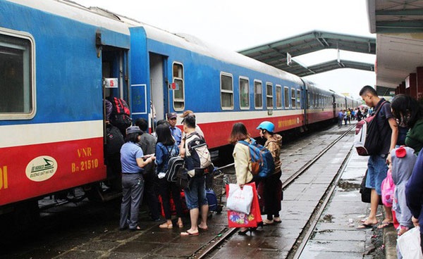 Vé tàu tết 2019 đang có hiện tượng sốt vé ở những chặng ngắn ve tau tet 2019 dang co hien tuong sot ve o nhung chang ngan