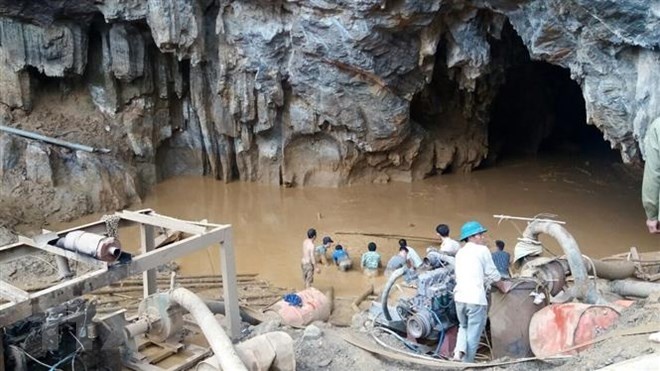 vu sap ham vang tai hoa binh da tim thay thi the phu vang con lai sau 11 ngay tim kiem