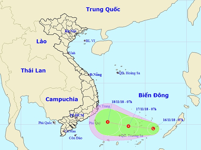 tin moi nhat ve ap thap nhiet doi tren bien dong 157579