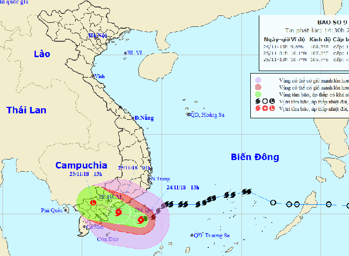tin bao moi nhat 14h30 2411 chi con cach phan thiet 180 km