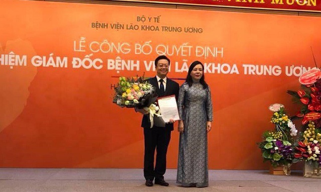 nhan su moi bo y te tan giam doc benh vien lao khoa trung uong la ai