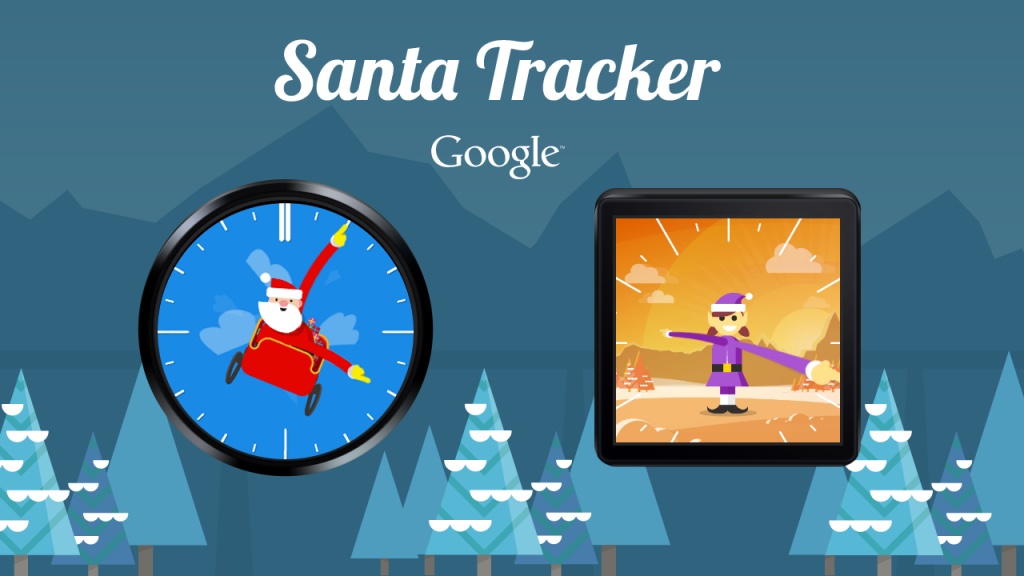 theo chan ong gia noel cung google