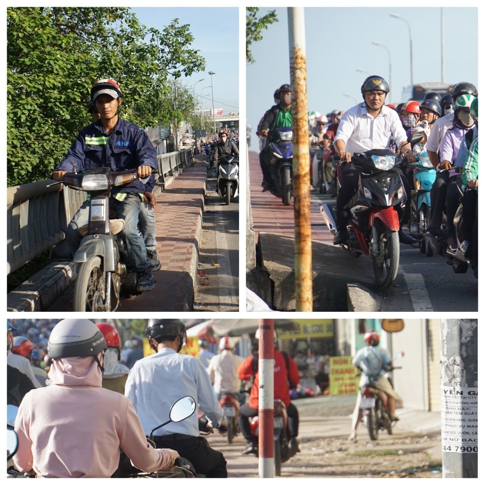 Nghìn người nghin nguoi chon chan do ket xe suot 3 gio o cua ngo sai gon