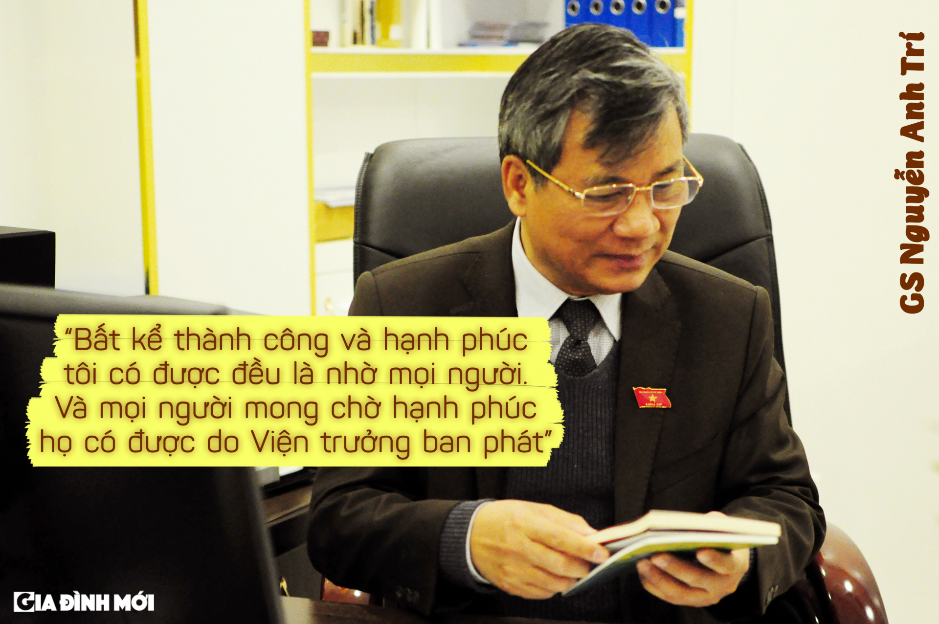 gs nguyen anh tri phan thuong cao quy nhat la tinh cam chan thanh cua benh nhan hoc tro nhan vien