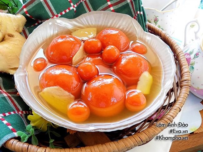 Chè trôi gấc thơm ngon, nóng hổi cho Rằm tháng Giêng che troi gac thom ngon nong hoi cho ram thang gieng