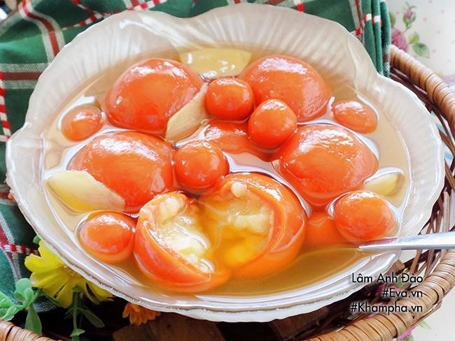 Chè trôi gấc thơm ngon, nóng hổi cho Rằm tháng Giêng che troi gac thom ngon nong hoi cho ram thang gieng